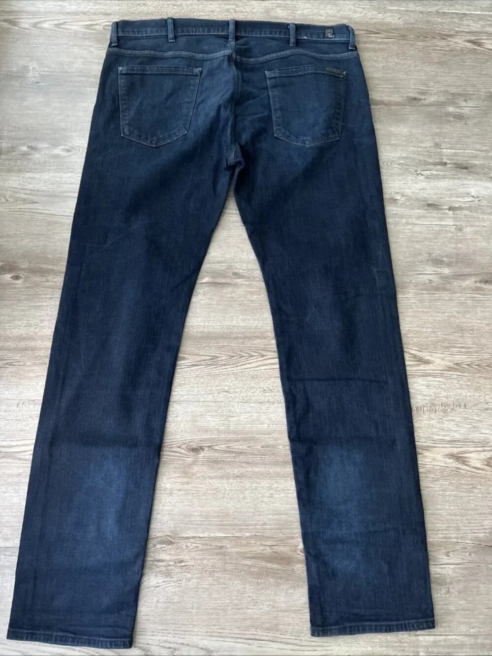 7 For All Mankind Rigby Jeans Mens 40x34 Dark Wash Button Fly Straight Premium